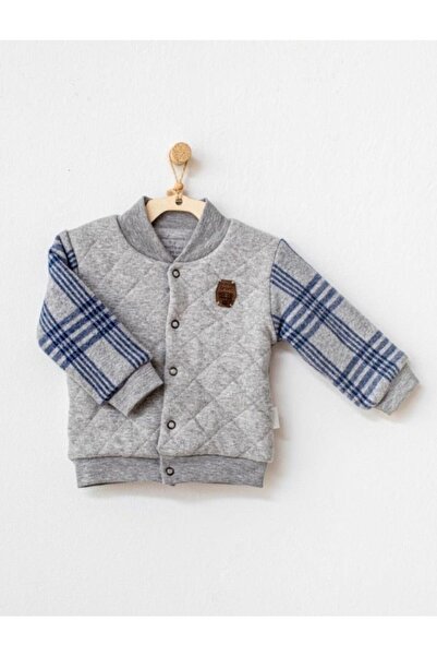 andywawa Boze Ac21156 Awesome Baby Coat Gray Melange