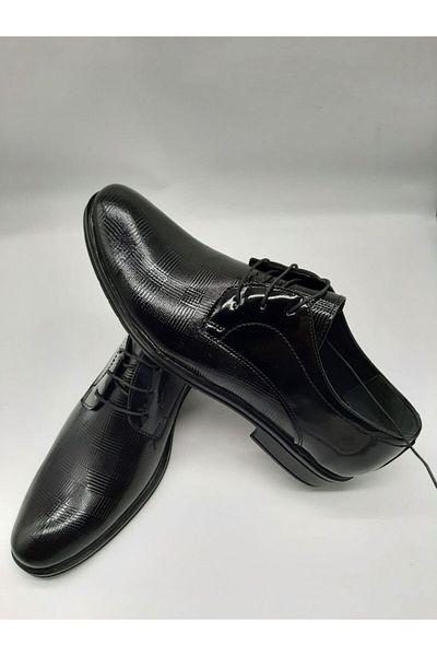 Adel New Model Printed Patent Leather Classic Shoes