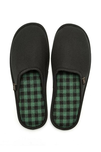 Twigy Tw Kare New Season Green Ανδρικές Παντόφλες Σπίτι Μαλακή Σόλα Ηχομονωτική Σόλα