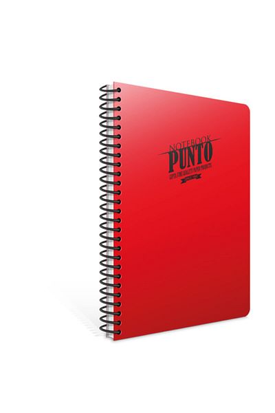 Gıpta Spiral Notebook Punto Plastic Cover Lined 40 Yp A4 6530