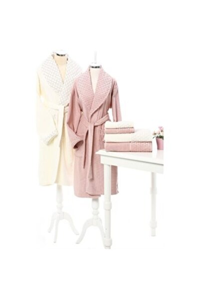 Özdilek Adrıa Aile Set Krem-tarçın Pembe