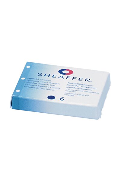 Sheaffer Dolmakalem Kartuşu Mavi 6'lı