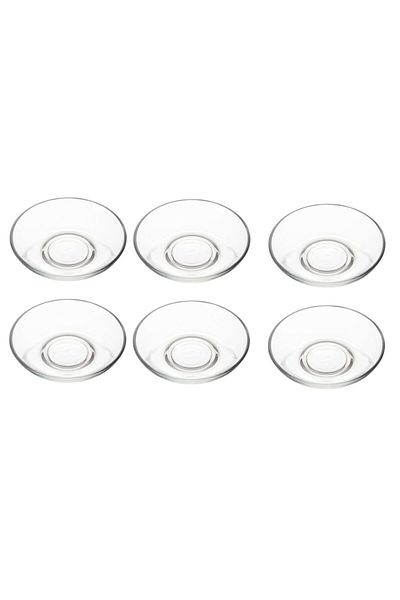 LAV Tea Plate with Cups, 6-Piece Plain Tea Plate 20020