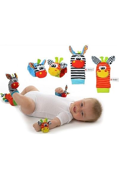 Sozzy Toys Sozzy Toy Rattle Socks/Booties and Hand Bracelet