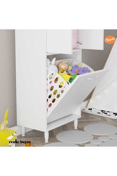 Modilayn Esinti Kirli Çamaşır Sepetli Düzenleme Havlu Dolabı Mutfak Dolabı Çok Amaçlı Dolap