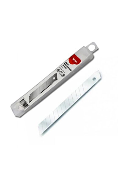 Noki Maket Bıçağı Yedeği Dar 9 Mm 10 Lu