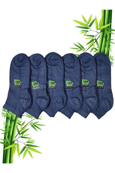 AXE SPORTSWEAR Ciorapi pentru bărbați, cu toc indigo, întăriți, fără sudură, 6 piese, din bambus, Pkr109434