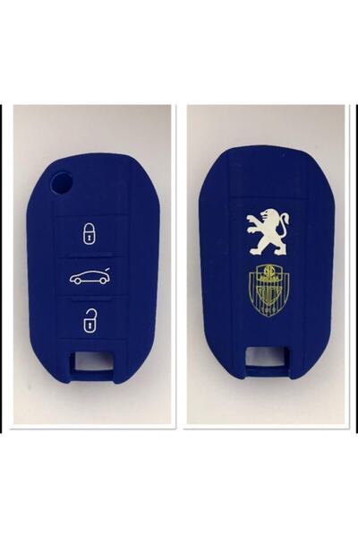 ŞENYILDIZ AKSESUAR Peugeot 208 308 301 3008 5008 Sustalı Silikon Anahtar Koru...