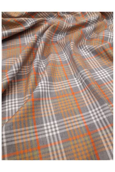 Safir Kumaş Kışlık Yünlü Flanel Scotch Kumaş Yanı Yazılı