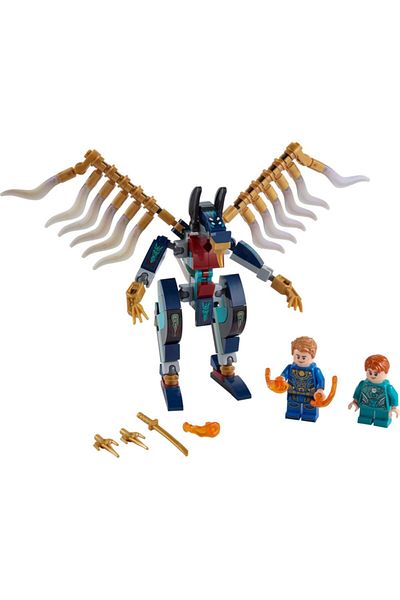 LEGO Marvel Eternals Air Strike - Super Hero Toy Set for Kids (133 Pieces)