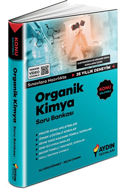 Aydın Yayınları *yeni Baskı* Organik Kimya Konu Özetli Soru Bankası