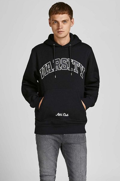 Jack & Jones Men's Sweatshirt Jorvarsıty Sweat Hood - 12207368