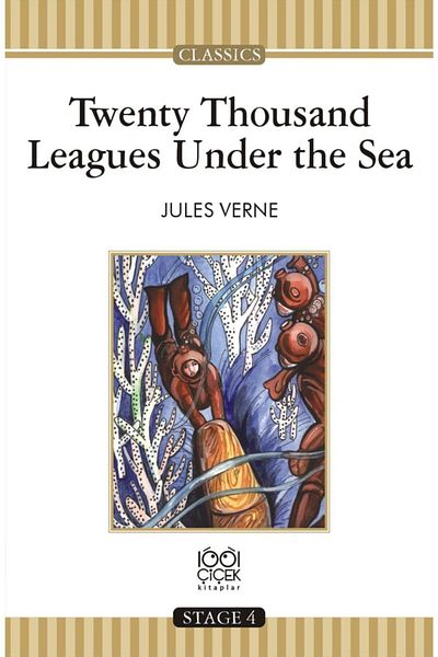 1001 Çiçek Kitaplar Twenty Thousand Leagues under the Sea / Jules Verne / 1001 Flowers Books / 9786053419419