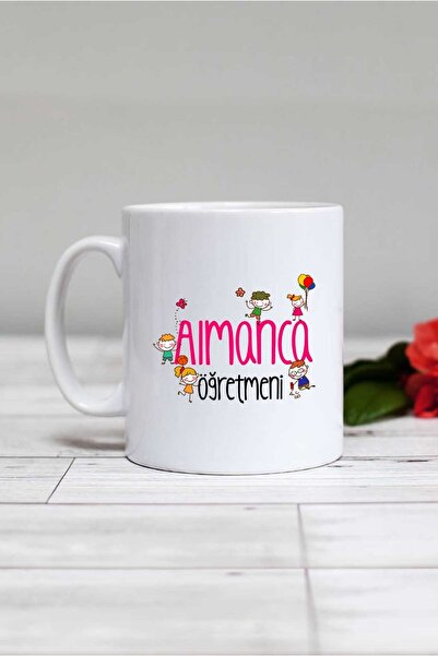 Hedizu White German Teacher Gift Mug Cup