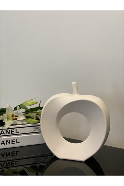 stilinbu Κεραμικό Βάζο Apple - H 27 Off White