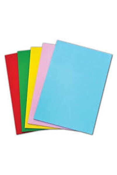 Barbarossa Color Copy Paper A4 100 Pieces 5 Colors (Yellow, Green, Blue, Red ...
