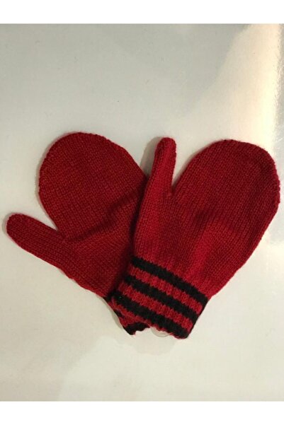 eleven market Kırmızı Bebe Çocuk Eldiveni 0-3 Yaş