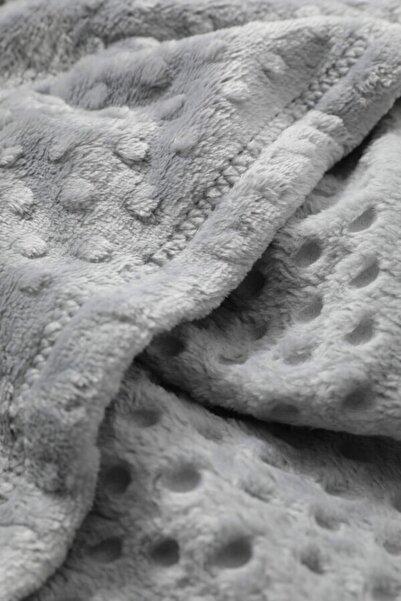 Merinos Pearl Tomurcuk Двоспальне ковдра 200x220 - Сірий