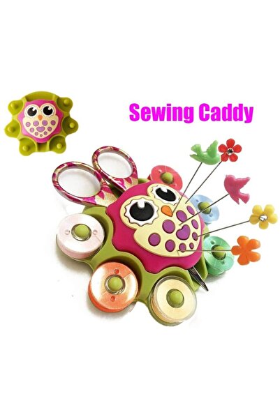 Set Dikiş Makineleri Dikiş Caddy Organizatör Makas Tutucu Bobin Tutucu Iğne Yastığı