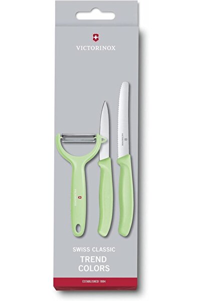 Victorinox Turuncu Soyacak Ve Bıçak Seti Evrekala