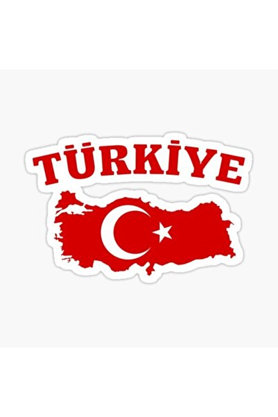 TSC 15 Cm Turkye Car Sticker Paste Sticker