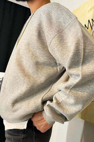 karikatürstore Plain Colored Oversize Sweatshirt