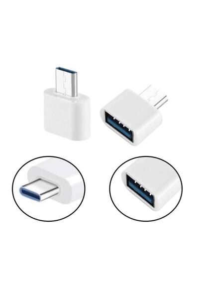 Genel Markalar Usb Type-c Dönüştürücü Otg Çevirici Adaptör Metal Xiaomi - Sam...