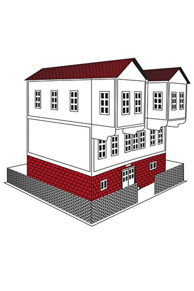 Uçandaire Atatürk Karton Boyama Evi Eğitici Aktivite Ve Zeka Geliştirici Ürün + 12 Li Pastel Boya Hediyeli