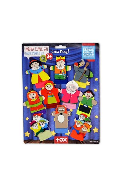 Tox 10 Piece Fairy Tale Heroes Finger Puppet Set - T225