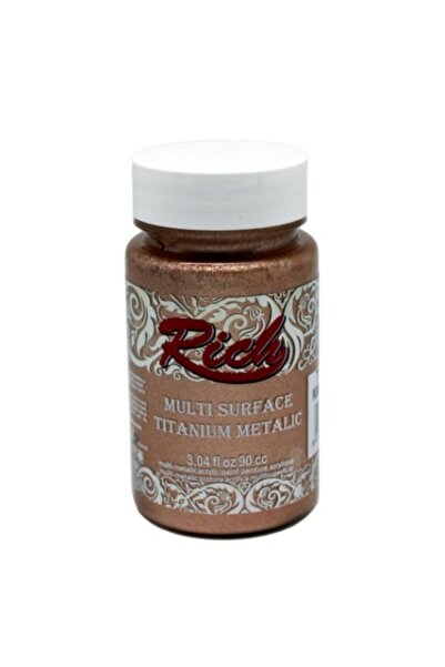 Rich Multisurface Titanium Metallic Akrilik Boya 2530 Pudra Pembe 90 Cc