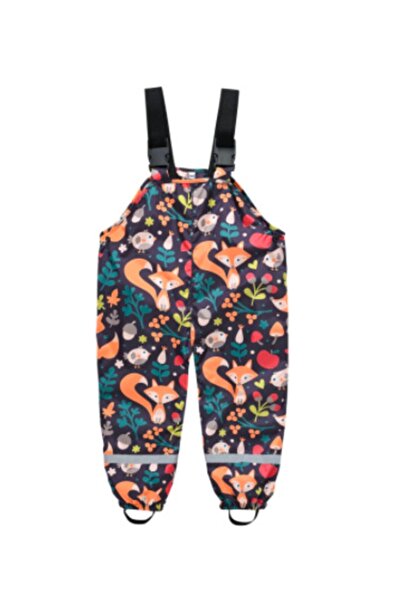 Petityu ثعلب الحيوان بذلة المطر السراويل المطر 6-8 سنوات