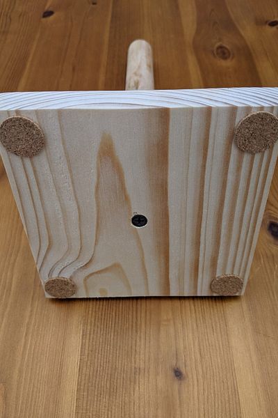 Alyones Wooden Beech Paper Towel Holder, Napkin Holder