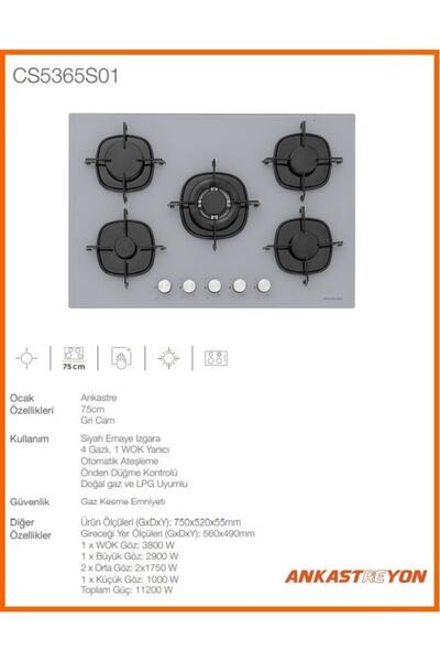 Silverline Bo6502s02-cs5365s01-3457 Soho 80 Cm