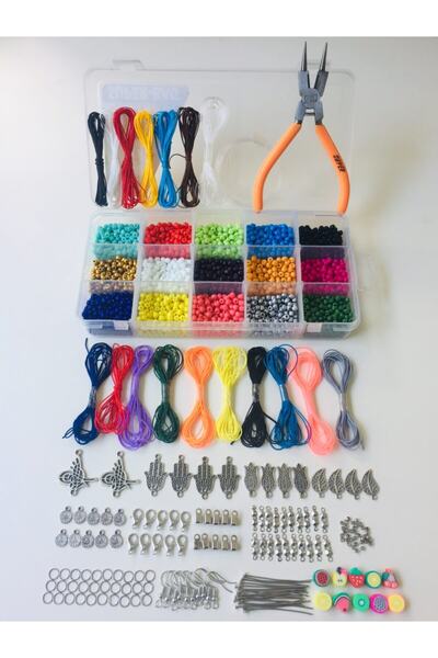 yağmur gökçe (NO:20) Takı Yapım Hobi Seti 47 Çeşit ( Penseli )