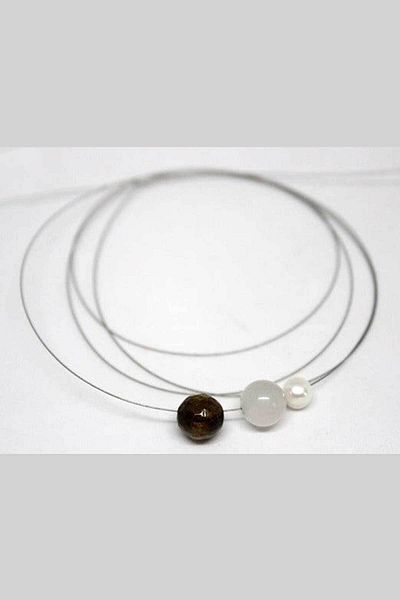 Yasamtohumu Metal Necklace, Bracelet Rope Silver Color / 5 Meters