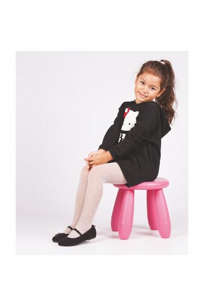 Daymod Polka Dot Patterned Pantyhose