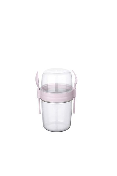 Titiz Double Chamber Baby Storage Container Food Muesli Container Including Fork Spoon