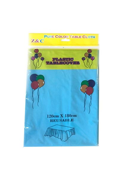 PartiPan Blue Plastic Tablecloth 137x270 Cm