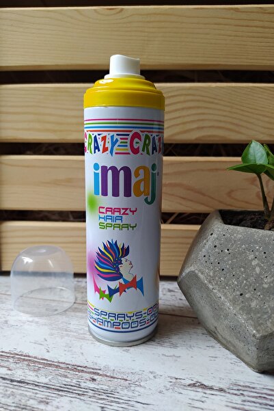İmaj Renkli Saç Spreyi Sarı 100 Ml Elsevkozmetik