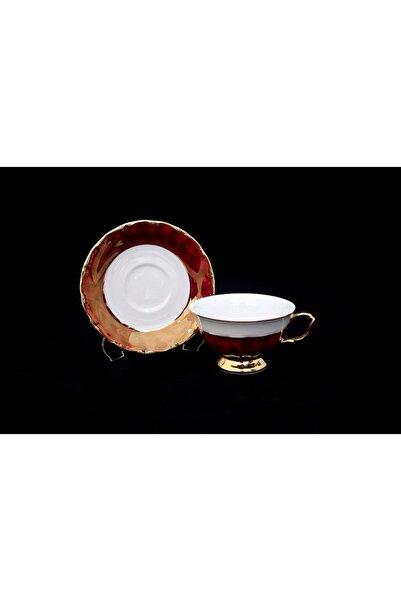 epiag Epıag Lıstr Purpurlem 17 Parça Çay Takımı El Yapımı Ithal Porselen