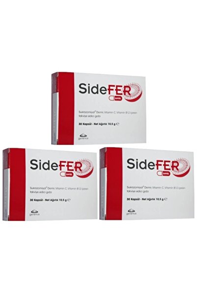 Sidefer 30 Kapsül X 3 Adet