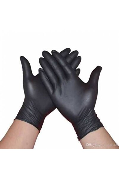 Genel Markalar Siyah Nitril Eldiven "s" Beden