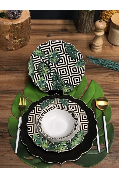 AROW Pink & More 24 Parça Porselen Yemek Takımı Tr-1819 Fma00552