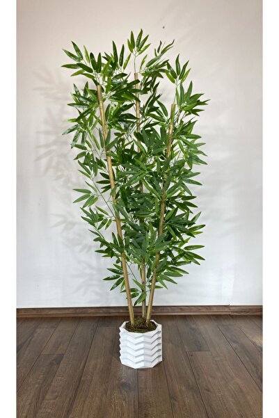 BİÇİÇEK Yapay Bambu Ağacı 160cm Yoğun Yapraklı