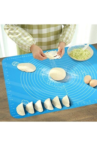 Vi Caro Large Size 45x65 Cm Silicone Dough Rolling Mat And Dough Cutting Spatula