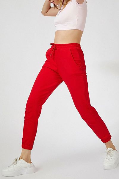 GABRİA Pocketed Elastic Leg Sweatpants