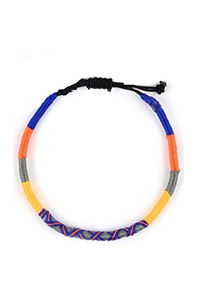 Klotho Design Çok Renkli Örgü Halhal