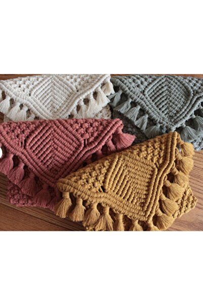 Makromecity Taranan Macrame Thread 3mm Single Twist Scannable Macrame Hobby Thread Set of 4 4 Ecru