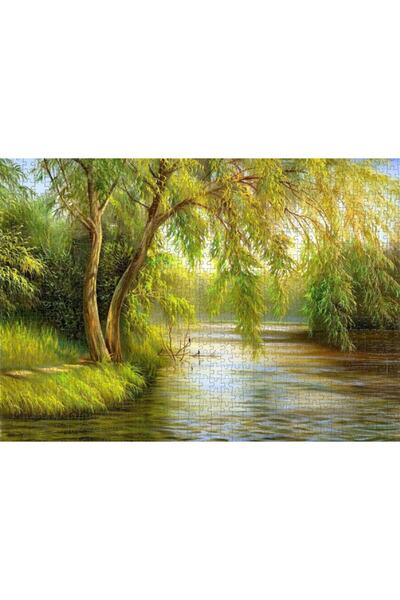 Nova Puzzle Nova 1000 Parça Dere Kenarında Salkım Söğüt Puzzle