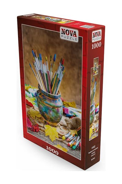 Nova Puzzle Nova 1000 Piece Paints and Brushes Puzzle - 41022
